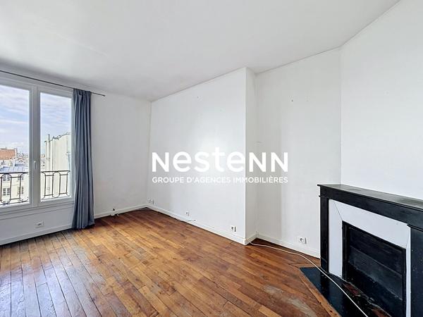 Dernier étage avec vue Tour Eiffel ? 3 pièces de charme de 60,91 m² au sol ? Ascenseur prochainement installé