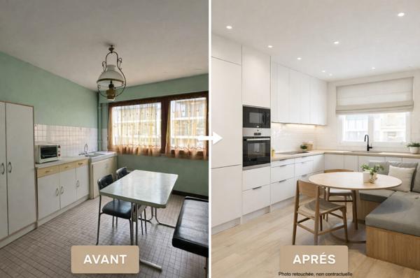 Appartement quartier proche Coubertin - Salins avec balcon