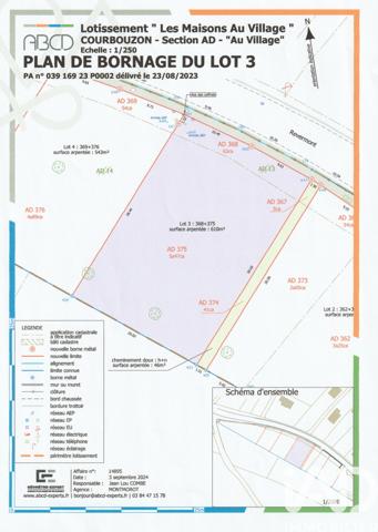 Terrain à vendre 610 m² Courbouzon