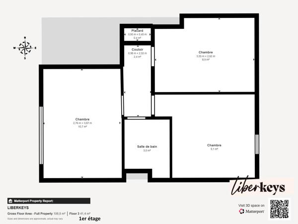 Bernes sur Oise - Maison 3 chambres - Sous-sol total - Jardin 468 m²