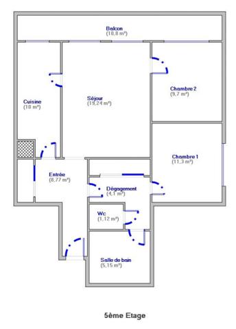 Appartement à vendre 3 pièces 69 m² Thiais