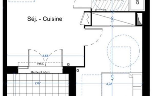 Appartement à vendre    2 pièces •  Narbonne