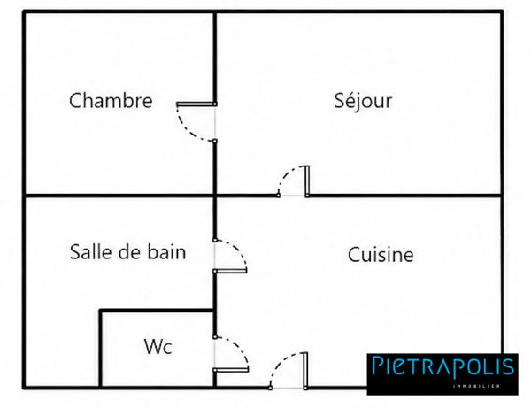 T2 Vendu Loué - Quartier Préfécture Lyon 3