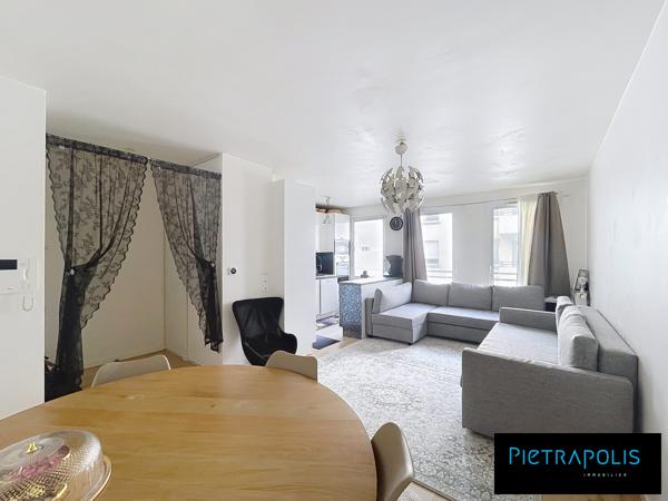 T3 de 64,49 m2 quartier PARIS CAMPAGNE- immeuble de 2015- Place de parking