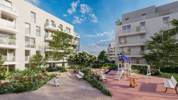 Clermont (60) – T2 de 47,80 m² avec balcon, parking