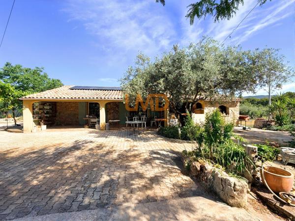 Mas en pierre sur 1,2 hectare – oliveraie, calme