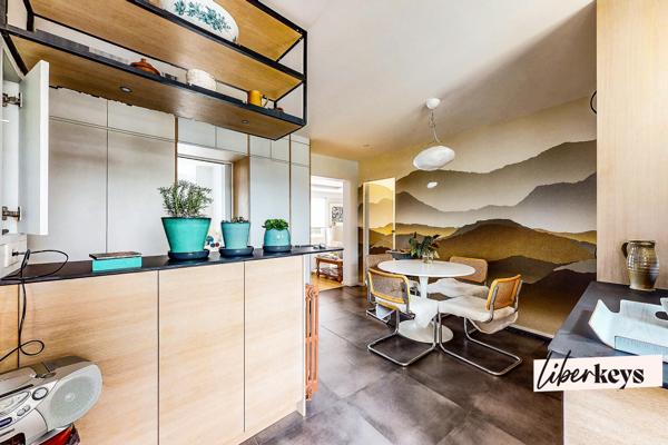 Appartement 5 pièces, Dernier étage avec balcon attique, Garage, Caen Jardin des plantes