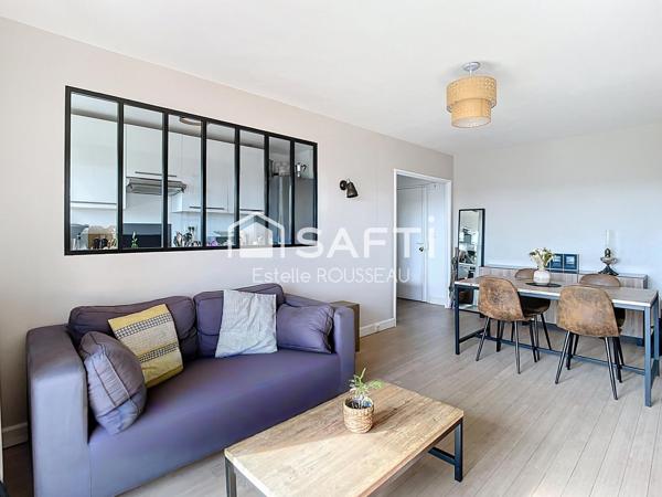 T3 lumineux avec balcon vue dégagée au calme