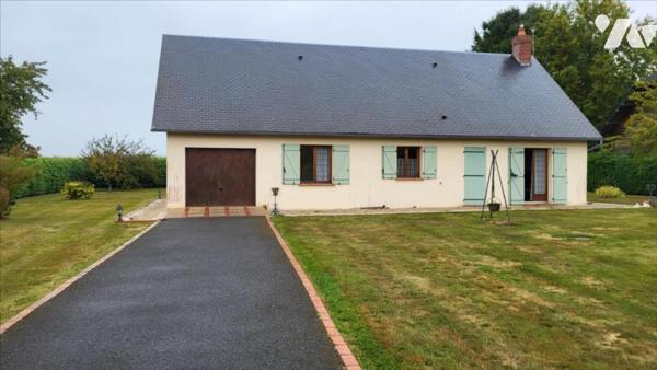 Pavillon de plain-pied sur 2130 m² de terrain plat