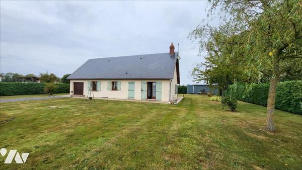 Pavillon de plain-pied sur 2130 m² de terrain plat