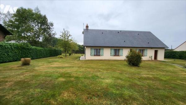 Pavillon de plain-pied sur 2130 m² de terrain plat