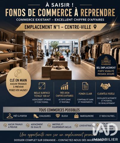 Chaussure, Cuir​ à vendre 95 m² Pontivy