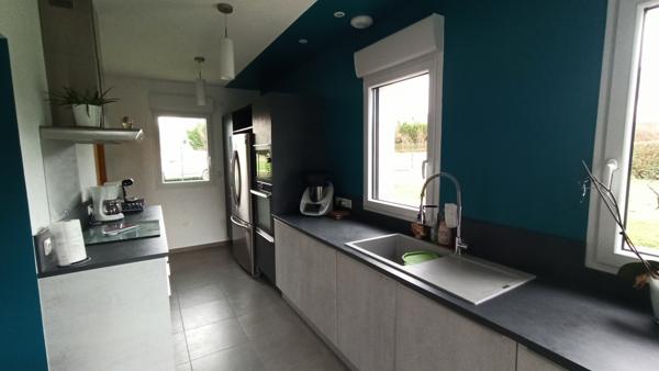 Pavillon moderne, 3 Chambres, 1000 m² de terrain