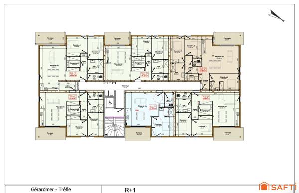 RARE À GÉRARDMER : Appartement de standing PMR dans résidence neuve à 5 minutes à pieds du lac et du centre-ville.