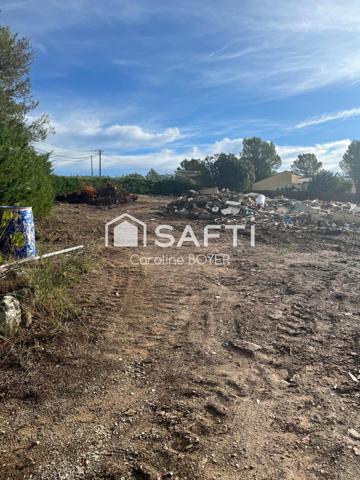 Terrain plat constructible de 424m2