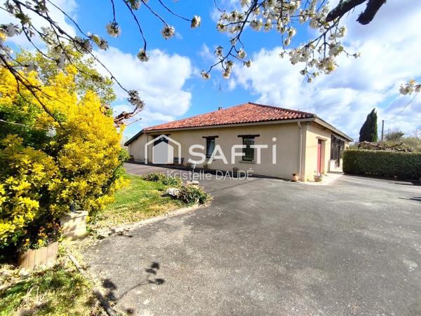 Maison de charme de plain pied - 181 m² - Secteur Montauban Sud ( accès rocade rapide )