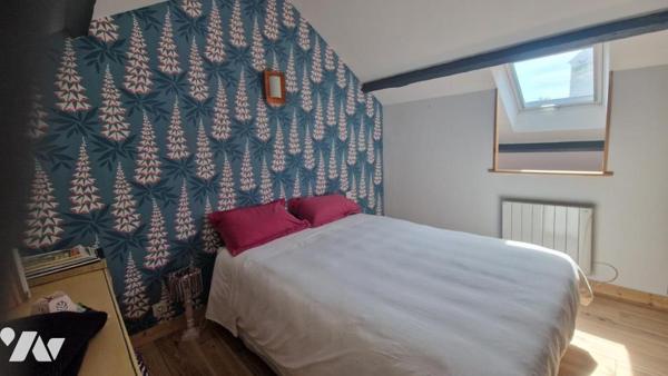 PORNIC, proche gare, vente d'une maison rénovée avec réserve de droit d'usage et d'habitation