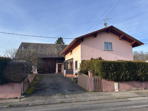 Gildwiller, maison avec dépendance sur un terrain de 48 ares
