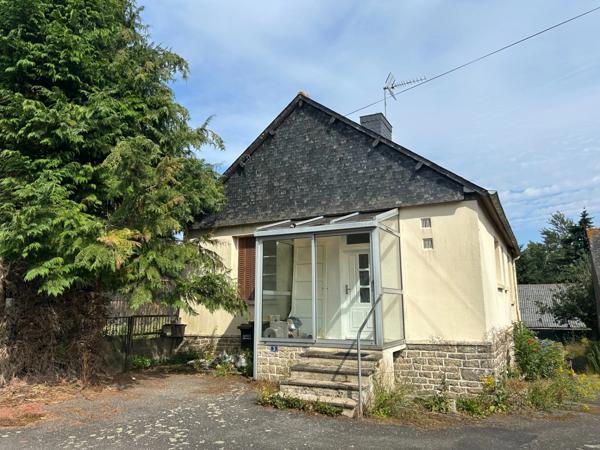 Maison de plain-pied 3 chambres avec sous-sol complet et jardin – Plémet