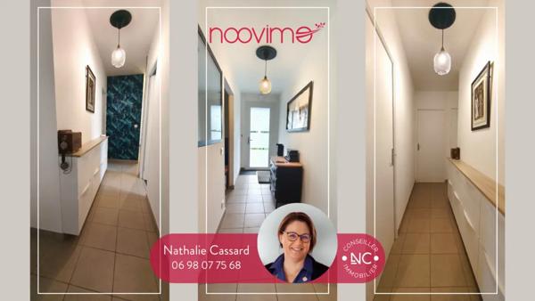 Maison de plain-pied de 104 m2 3 chambres et un bureau sur 5