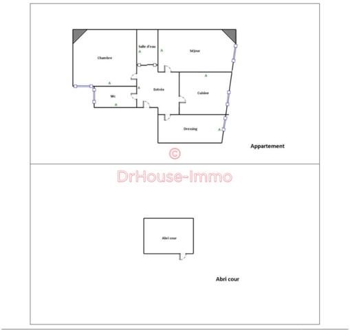 Appartement à vendre 2 pièces de 42 m²