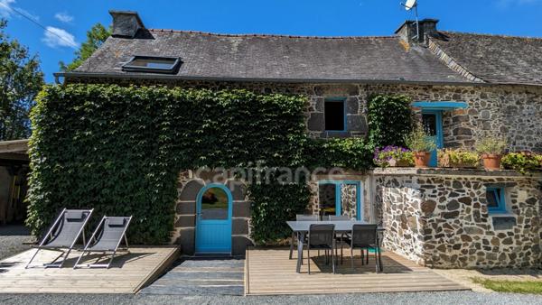 Dpt Finistère (29), à vendre à LE FAOU maison en pierre de 110 m² - 3 Chambres - Terrain de 880,00 m²