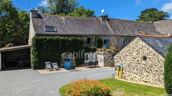 Dpt Finistère (29), à vendre à LE FAOU maison en pierre de 110 m² - 3 Chambres - Terrain de 880,00 m²