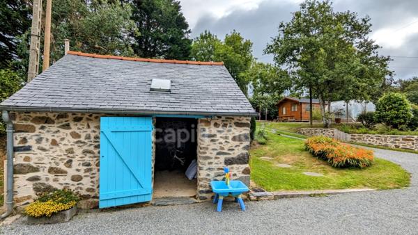 Dpt Finistère (29), à vendre à LE FAOU maison en pierre de 110 m² - 3 Chambres - Terrain de 880,00 m²