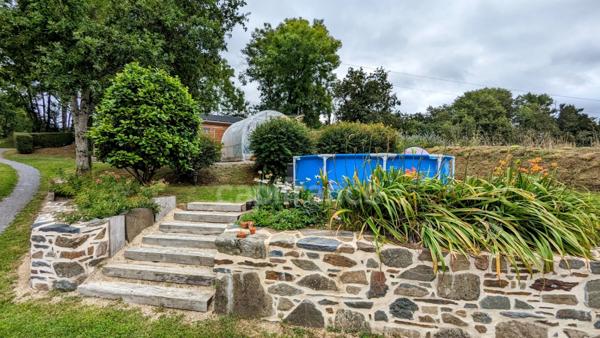 Dpt Finistère (29), à vendre à LE FAOU maison en pierre de 110 m² - 3 Chambres - Terrain de 880,00 m²