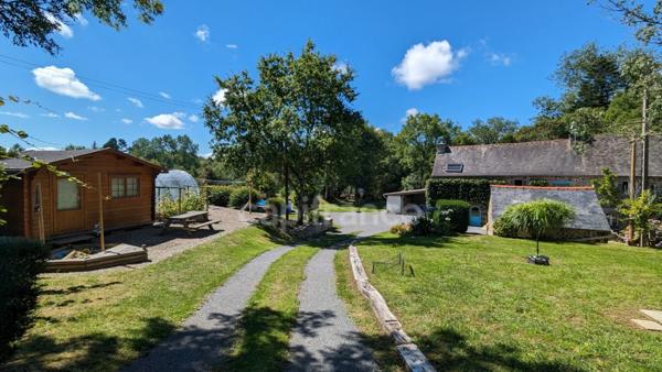 Dpt Finistère (29), à vendre à LE FAOU maison en pierre de 110 m² - 3 Chambres - Terrain de 880,00 m²