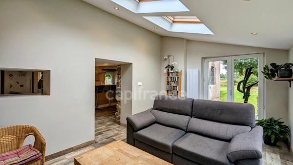 Dpt Finistère (29), à vendre à LE FAOU maison en pierre de 110 m² - 3 Chambres - Terrain de 880,00 m²