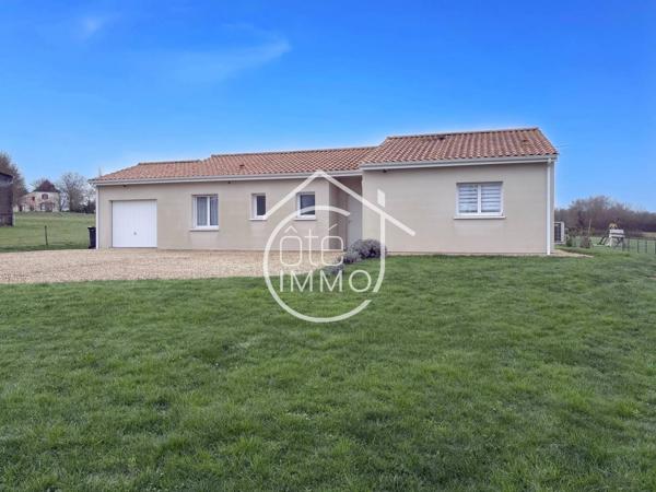 LA FORCE : Maison de plain-pied 4 pièces de 110m² avec jardin