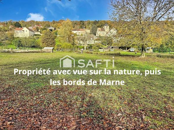 Propriété rare sur 9500 m² - 10 mn de La Ferté sous Jouarre.