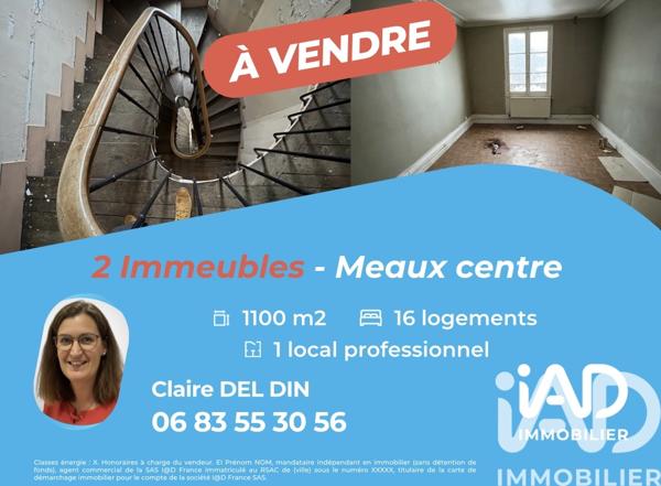 Immeuble à vendre 950 m² Meaux