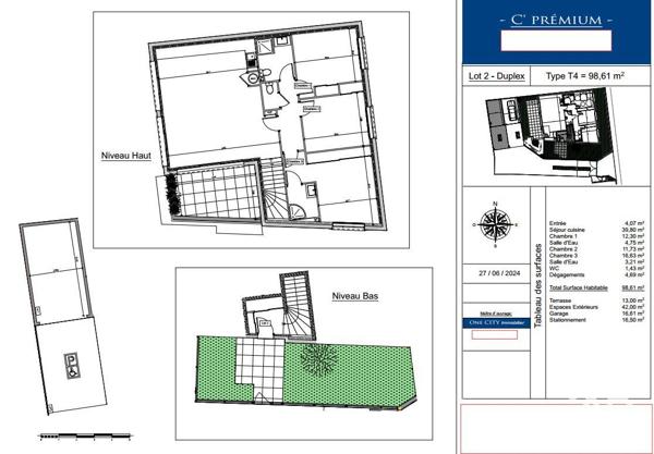 Appartement à vendre 4 pièces 99 m² Breuil-Bois-Robert