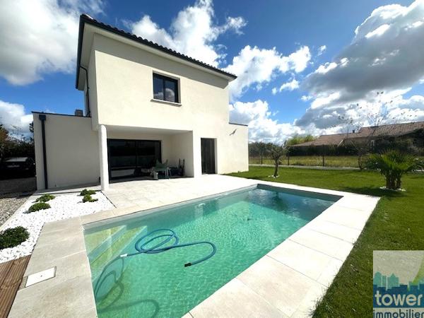 PLAISANCE DU TOUCH MAISON CONTEMPORAINE 122 m² AVEC GARAGE ET PISCINE