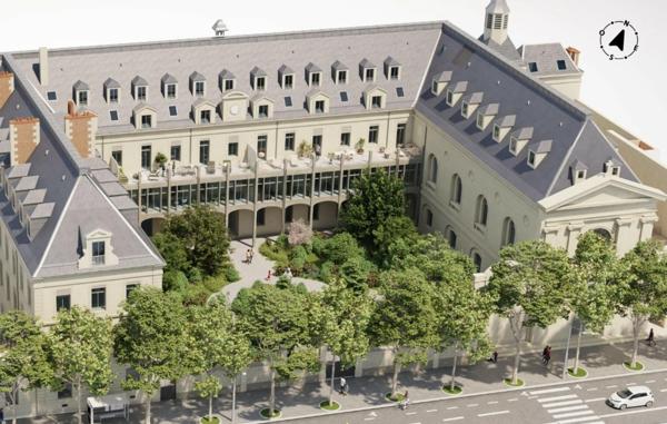 appartement T5 entièrement réhabilité à vendre PARIS 14e, surface hab 145.84 m2 + jardin d'hiver 62.52 m2
