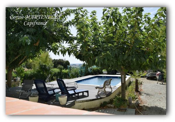 A vendre maison en pierre avec jardin