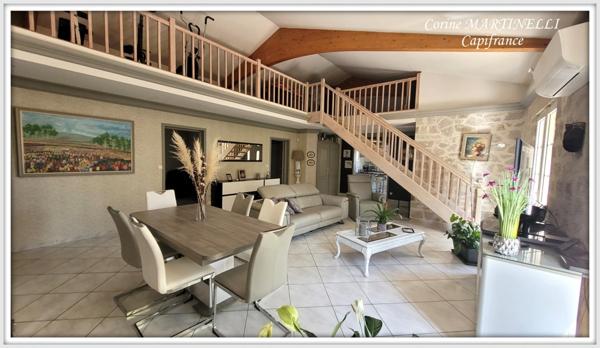 A vendre maison en pierre avec jardin