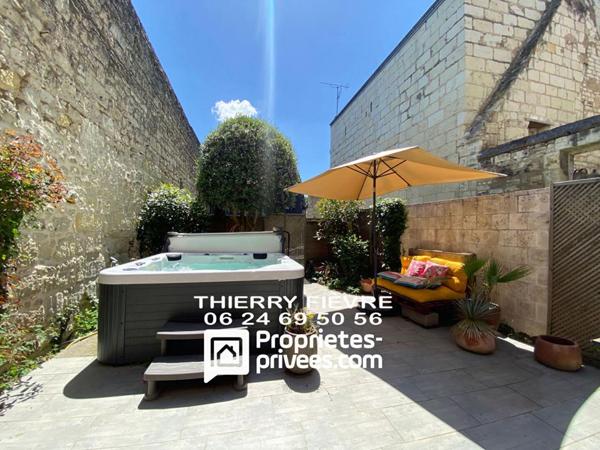 Chouzé sur Loire Maison de village 5 pièces , 115 m2 , 3 chambres  avec terrasse et spa