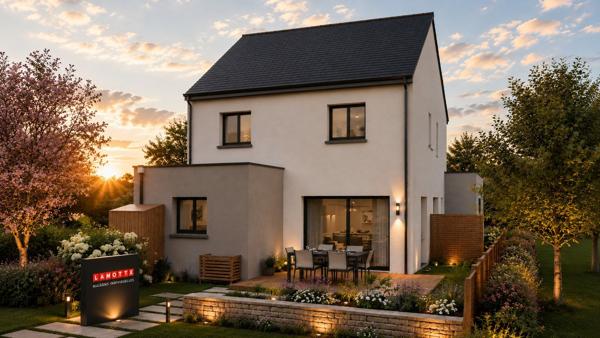 Terrain + Maison à vendre 6 pièces - 110 m²