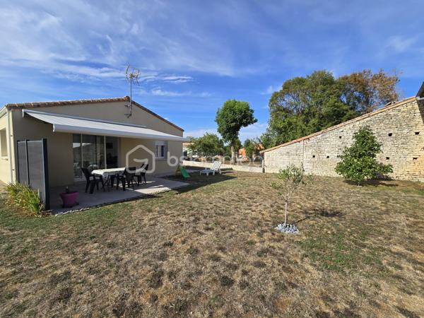 À découvrir à Chauray, dans une impasse au calme et hors lotissement, cette maison de plain-pied construite en 2014, développant environ 88 m² habitables.

Elle offre une agréable pièce de vie d’environ 44 m², lumineuse et conviviale, ainsi que 2 chambres, une salle d’eau et un cellier d’environ 9 m², particulièrement pratique pour le rangement et l’organisation du quotidien.

Côté extérieur, vous profiterez d’un terrain d’environ 500 m² entièrement clôturé, idéal pour profiter des beaux jours en toute tranquillité.

Un garage complète l’ensemble.

Construite selon des standards récents et équipée d’une pompe à chaleur, cette maison bénéficie d’une excellente performance énergétique avec un DPE classé A, permettant de maîtriser les consommations au quotidien.

Les atouts :

Maison de plain-pied
Construction 2014
Environ 88 m² habitables
Pièce de vie d’environ 44 m²
2 chambres
Salle d’eau
Cellier d’environ 9 m²
Garage
Terrain d’environ 500 m² entièrement clôturé
Pompe à chaleur
DPE A
Hors lotissement
Située dans une impasse au calme

Prix : 218 000 €

Une maison récente, économe et facile à vivre, idéale pour un premier achat, un couple ou des personnes recherchant le confort d’un plain-pied à Chauray.

Afin de privilégier les projets sérieux et qualifiés, les visites seront organisées uniquement sur présentation d’une attestation de financement ou d’un justificatif de capacité financière.