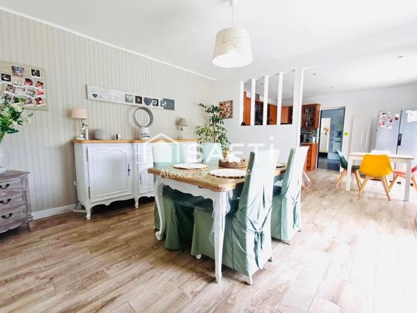 Zéro travaux pour cette maison individuelle proche commodités !