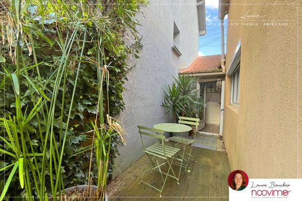 Maison de 64 m2 quartier Américains Ste Thérèse avec exterieur de 30 m2