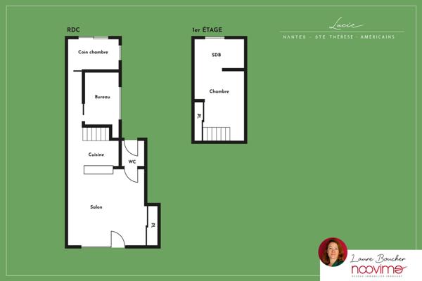 Maison de 64 m2 quartier Américains Ste Thérèse avec exterieur de 30 m2