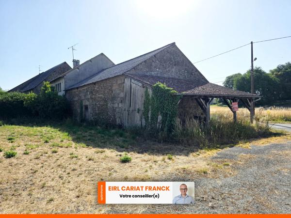 MAISON EN PIERRE DE 116 M2 SUR ÉTAGE, L’ENSEMBLE SUR 1744 M² DE TERRAIN CLOS AVEC DES DÉPENDANCES :