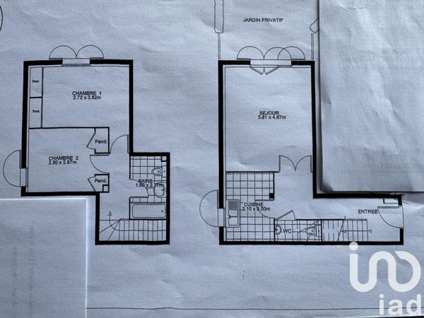 Appartement à vendre 3 pièces 63 m² Manosque