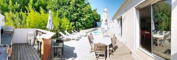 VIlla de 135 m² de plein pied avec piscine sur un terrain de 506m²