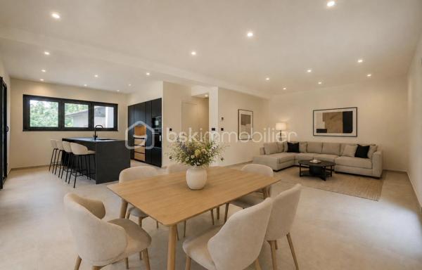Dans l’un des secteurs les plus recherchés d’Annecy-le-Vieux, au cœur du quartier prisé des Pommaries, découvrez ce superbe appartement de standing de 108 m², entièrement rénové avec des prestations haut de gamme, au sein d’une résidence intimiste et exclusive de seulement 3 appartements avec ascenseur.

Dès l’entrée, le ton est donné : volumes généreux, finitions soignées, matériaux premium et atmosphère élégante créent un lieu de vie chaleureux. 

La pièce de vie baignée de lumière s’ouvre sur une spacieuse terrasse de 40 m², véritable prolongement de l’appartement, idéale pour profiter de son extérieur. 

La cuisine contemporaine est entièrement équipée avec de l’électroménager et des matériaux de grande qualité. 

L’appartement propose trois belles chambres dont une suite parentale, 2 salles d’eau : un agencement sur-mesure optimisé dans les moindres détails.

Un garage, une place de parking ainsi qu’un local vélos sécurisé complètent ce bien .

Un appartement confidentiel, aux prestations soignées offrant un cadre de vie privilégié à quelques minutes du lac et des commodités.

Pour plus d’informations ou organiser une visite privée, contactez Séverine TOSI.