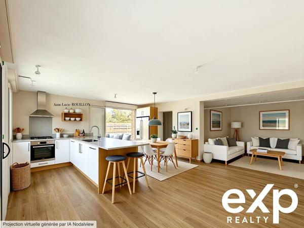 Appartement duplex avec jardin privatif